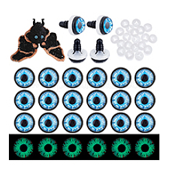 Стеклянный светящийся глаз для куклы-ремесла&nbsp;DIY-PH0030-39C