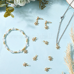 10 шт. Покрытие стойки латунь микропаве прозрачные подвески из кубического циркония&nbsp;KK-BBC0021-55