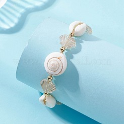 Braccialetti regolabili da donna in turchese sintetico&nbsp;BJEW-TA00743