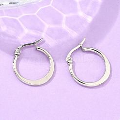 Серьги-кольца из нержавеющей стали 304&nbsp;EJEW-F105-23P