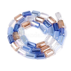 Fili di perline di vetro galvanizzate in stili misti&nbsp;EGLA-N022-11A-A04