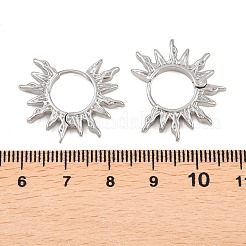 Pendientes de aro de latón&nbsp;EJEW-P334-01P