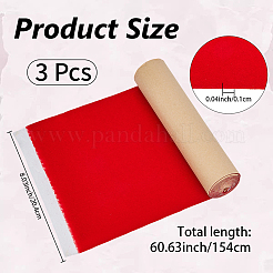 3 pièce de tissu floqué auto-adhésif&nbsp;DIY-CY0003-72B