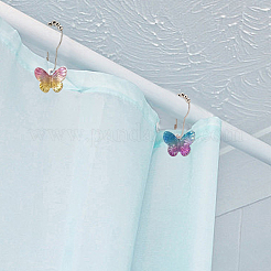 20 шт. 5 цвета железные кольца для занавески для душа для ванной комнаты&nbsp;HJEW-OC0001-22