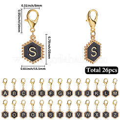 26 шт. сплав эмали кулон фиксирующие маркеры петель&nbsp;HJEW-SC00139