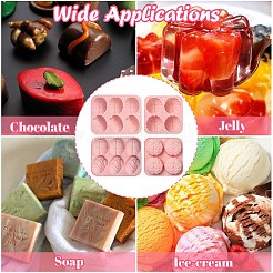 2 шт. 2 стиля силиконовых форм в форме мозга&nbsp;ST-CJ0007-87