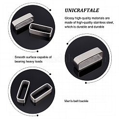 304 Edelstahl-Gürtelhalter Gürtelschlaufe Ring Schnalle Teile&nbsp;LS-DIY-WH0304-355