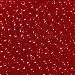 Стеклянные бусины прозрачных цветов&nbsp;SEED-C001-02A-01