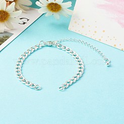 Устойчивые к потускнению ручная работа нержавеющая сталь 304 панцирные цепи браслеты изготовление аксессуаров&nbsp;AJEW-JB01021