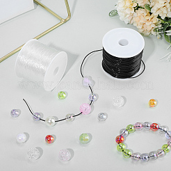 2 рулон 2-х цветной круглой кристаллической эластичной нити&nbsp;EW-PA0001-01A