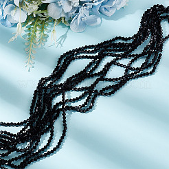 10 нити имитируют австрийские хрустальные биконические стеклянные бусины&nbsp;GLAA-HY0001-37C