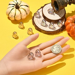 10 capuchon de perles en acrylique transparent.&nbsp;TACR-YW0003-23A