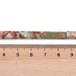 Синтетические бусины пряди аква терра яшма&nbsp;G-P529-A01-01