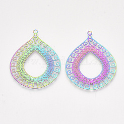 Ионное покрытие (ip) 201 филигранные подвески из нержавеющей стали&nbsp;STAS-S108-34