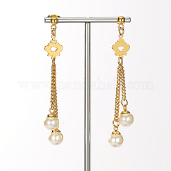 Винтажные серьги-гвоздики с кисточками из нержавеющей стали 201&nbsp;KD9517