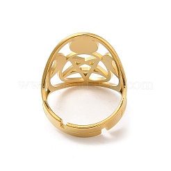 Регулируемые кольца из нержавеющей стали 304 для женщин&nbsp;RJEW-G291-01G