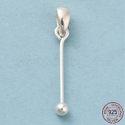 925 кулон поручитель из чистого серебра&nbsp;LS-STER-P048-01B-S