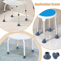 Резиновые противоскользящие накладки на мебель&nbsp;AJEW-WH0248-742A-01