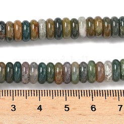 Природного индийского агата бисер нитей&nbsp;G-G329-A05-3x8mm