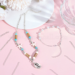 100 шт. удлинитель цепи из нержавеющей стали 304&nbsp;STAS-BBC0008-74