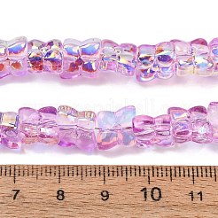 Chapelets de perles en verre transparente  &nbsp;GL-CBAAE04-02J