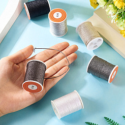 6 рулон полиэстеровой металлизированной нити 6 цветов&nbsp;OCOR-TA0002-82C