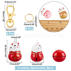 Kits de fabricación de llavero diy&nbsp;DIY-CA0004-17