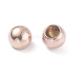 Placcatura ionica (ip) 202 perle in acciaio inossidabile&nbsp;STAS-M295-01RG-02