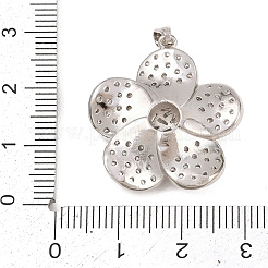 Латунные микро проложить кубического циркония подвески&nbsp;KK-K418-01C-P