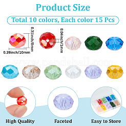 Perline di vetro palccato&nbsp;EGLA-PA0001-39A