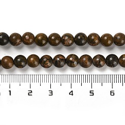 Fili di perle di diaspro naturale calabrone&nbsp;G-G053-A01-01