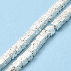 Brins de perles de pierre de lave naturelle&nbsp;G-E602-03