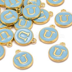 Vergoldete Legierungs-Emaille-Anhänger&nbsp;X-ENAM-S118-04U