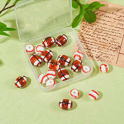 20шт 2 стиля фарфоровые бусины ручной работы&nbsp;PORC-TA0001-11