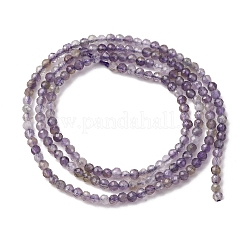 Природный аметист нитей бисера&nbsp;LS-G-RM2025-A38-2mm