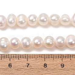 Fili di perle di perle d'acqua dolce coltivate naturali&nbsp;PA-CBABE82-15A