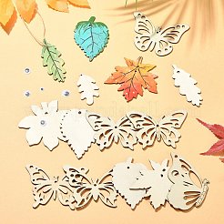 Набор для самостоятельного изготовления подвесок из дерева на весенне-летнюю тематику&nbsp;DIY-CJ0002-62