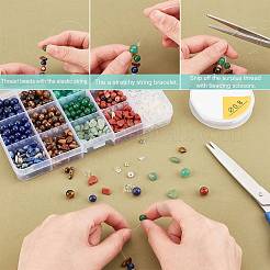 Kit fai da te per la creazione di gioielli con perline di pietre miste&nbsp;DIY-FH0004-02