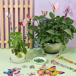 Kit de piquets de jardin en perles à faire soi-même&nbsp;DIY-OC0015-63