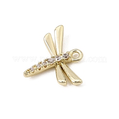 Ciondoli in ottone zirconi chiari micro pavé&nbsp;CU-CBA3D76-03G-01