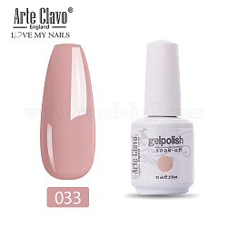 Esmalte de uñas especial 15ml, para estampado de uñas estampado, kit de inicio de manicura barniz, rosa brumosa, botella: 34x80 mm