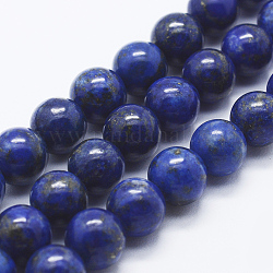 Filo di Perle lapis lazuli naturali , tondo, 12mm, Foro: 1 mm, circa 32pcs/filo, 15.5 pollice (39.5 cm)