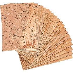 Rubans en bois de liège, pour la décoration de vêtements, chameau, 2-3/8 pouce (60 mm)