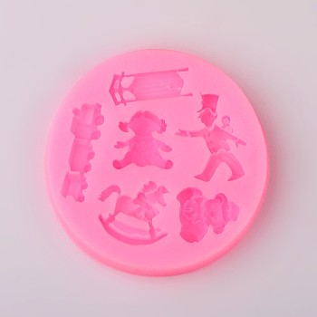 Toy Design DIY Food Grade Silicone Molds AJEW-L054-12