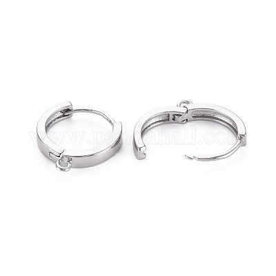 Латунные серьги-обручи KK-S364-158-1