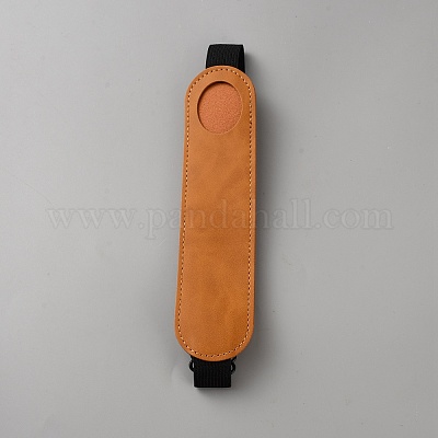 Чехол для ручки из искусственной кожи AJEW-WH0695-095B-1