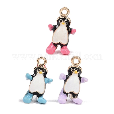 Подвески из эмали и сплава&nbsp;ENAM-A012-11G-1