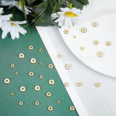 Spacer бисер латунные&nbsp;KK-FH0001-84G-1