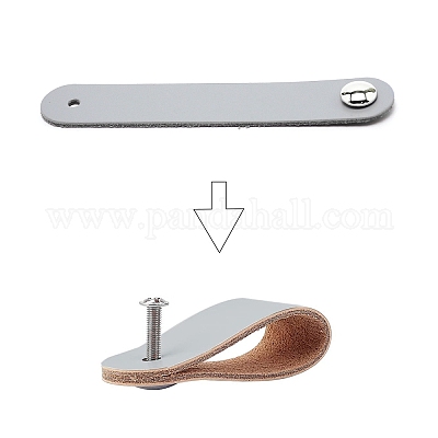 Кожаная ручка&nbsp;LS-DIY-WH0182-19E-1