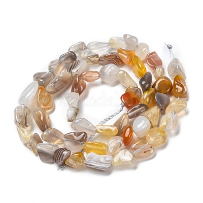 Natur Botswana Achat Perlen Stränge&nbsp;G-G018-26-1